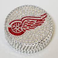 Detroit Red Wings Swarovski Crystal Hockey Puck