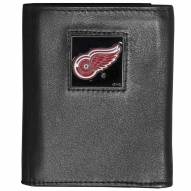 Detroit Red Wings Deluxe Leather Tri-fold Wallet