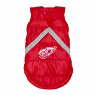 Detroit Red Wings Dog Puffer Vest
