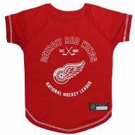 Detroit Red Wings Dog Tee Shirt