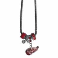 Detroit Red Wings Euro Bead Necklace