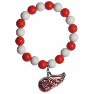 Detroit Red Wings Fan Bead Bracelet