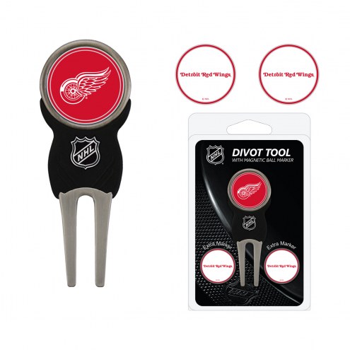 Detroit Red Wings Golf Divot Tool Pack