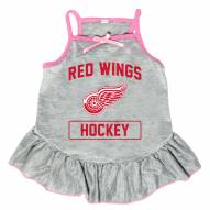 Detroit Red Wings Gray Dog Dress