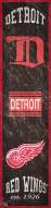 Detroit Red Wings Heritage Banner Vertical Sign