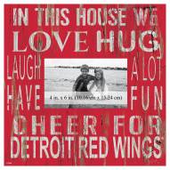 Detroit Red Wings In This House 10" x 10" Picture Frame