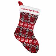 Detroit Red Wings Knit Christmas Stocking