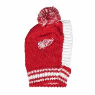 Detroit Red Wings Knit Dog Hat