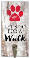 Detroit Red Wings Leash Holder Sign