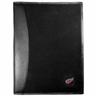 Detroit Red Wings Leather and Canvas Padfolio