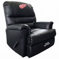 Detroit Red Wings Leather Sports Recliner