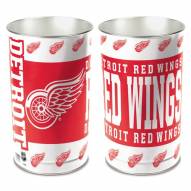 Detroit Red Wings Metal Wastebasket