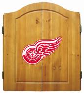 Detroit Red Wings NHL Complete Dart Board Cabinet Set