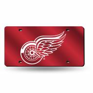 Detroit Red Wings NHL Laser Cut License Plate