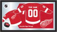 Detroit Red Wings Personalized Jersey Mirror