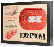 Detroit Red Wings 25-Layer StadiumViews 3D Wall Art