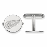 Detroit Red Wings Sterling Silver Cuff Links