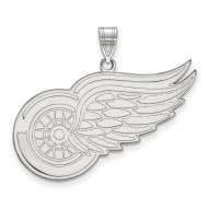 Detroit Red Wings Sterling Silver Extra Large Pendant