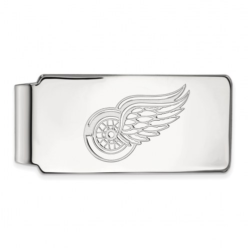Detroit Red Wings Sterling Silver Money Clip