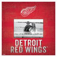 Detroit Red Wings Team Name 10" x 10" Picture Frame