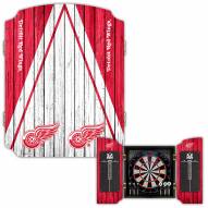 Detroit Red Wings Dartboard Cabinet