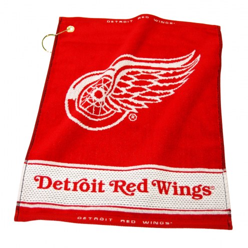 Detroit Red Wings Woven Golf Towel