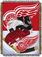Detroit Red Wings Woven Tapestry Throw Blanket