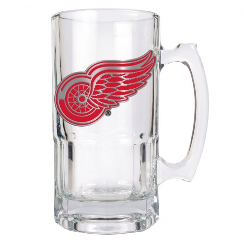 Detroit Redwings NHL 1 Liter Glass Macho Mug