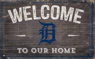 Detroit Tigers 11" x 19" Welcome to Our Home Sign