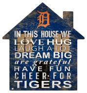 Detroit Tigers 12" House Sign