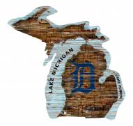 Detroit Tigers 12" Roadmap State Sign