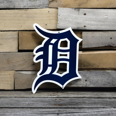 Detroit Tigers 12&quot; Steel Logo Sign