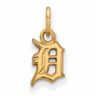 Detroit Tigers 14k Yellow Gold Extra Small Pendant