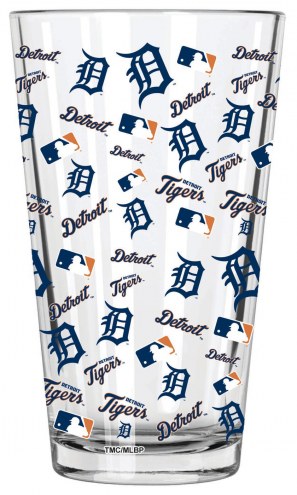 Detroit Tigers 16 oz. All Over Print Pint Glass