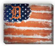 Detroit Tigers 16" x 20" Flag Canvas Print