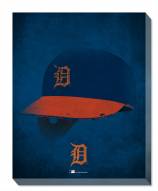 Detroit Tigers 16" x 20" Ghost Helmet Canvas Print