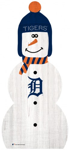 Detroit Tigers 31&quot; Snowman Leaner
