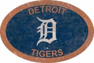 Detroit Tigers 46" Team Color Oval Sign