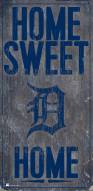 Detroit Tigers 6" x 12" Home Sweet Home Sign