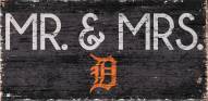 Detroit Tigers 6" x 12" Mr. & Mrs. Sign