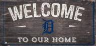 Detroit Tigers 6" x 12" Welcome Sign
