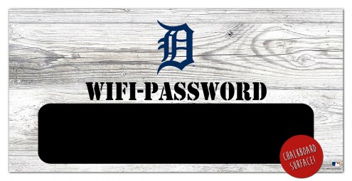 Detroit Tigers 6&quot; x 12&quot; Wifi Password Sign