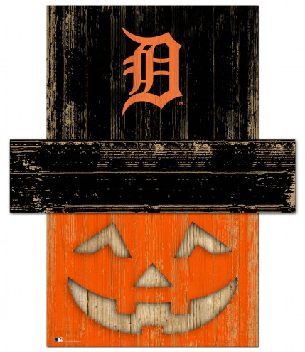 Detroit Tigers 6&quot; x 5&quot; Pumpkin Head