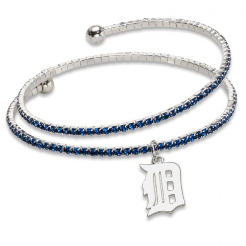 Detroit Tigers Amped Logo Crystal Bracelet