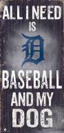 Detroit Tigers Baseball & My Dog Sign