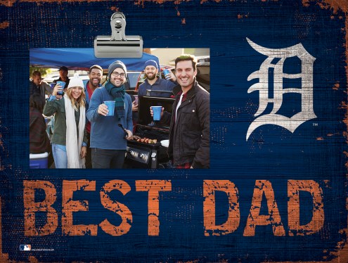 Detroit Tigers Best Dad Clip Frame