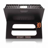 Detroit Tigers Black Portable Charcoal X-Grill