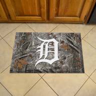Detroit Tigers Camo Scraper Door Mat