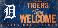 Detroit Tigers Fans Welcome Sign