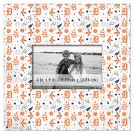 Detroit Tigers Floral Pattern 10" x 10" Picture Frame